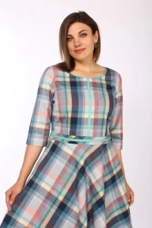 Иконка: Платье Lady Style Classic 580 Мультиколор Клетка #2