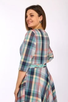 Иконка: Платье Lady Style Classic 580 Мультиколор Клетка #3