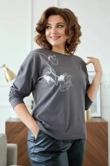 Иконка: Джемпер (кофта) Rumoda 2047 /1 графит дл/р #2