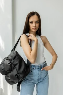 Иконка: Сумка MT.Style 174396513 Рюкзак2gray Черный #3