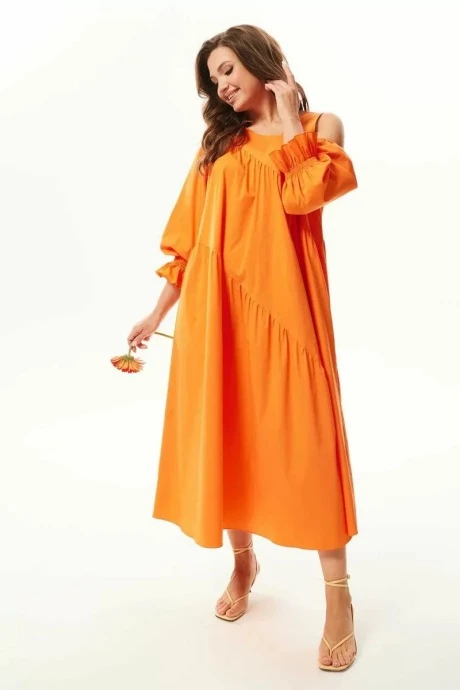 Платье MisLana С937 оранжевый #1