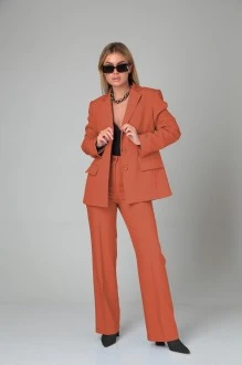 Брючный костюм Aleza 1153 двойка оранжевый