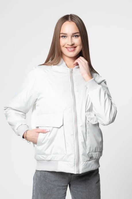 Женский бомбер MT.Style 216250133 куртка№29BOMBER-gray серый #1