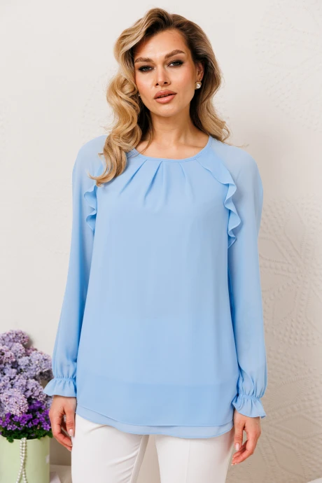 Блузка Мода-Юрс 2694b голубой #1