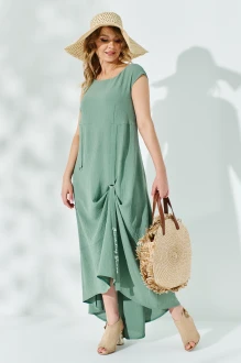 Платье Euro-moda 527 зеленый