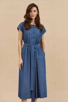 Иконка: Платье DiLiaFashion 0871 деним #3