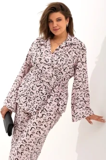 Иконка: Брючный костюм BegiModa 3063 Розовое сердце #3