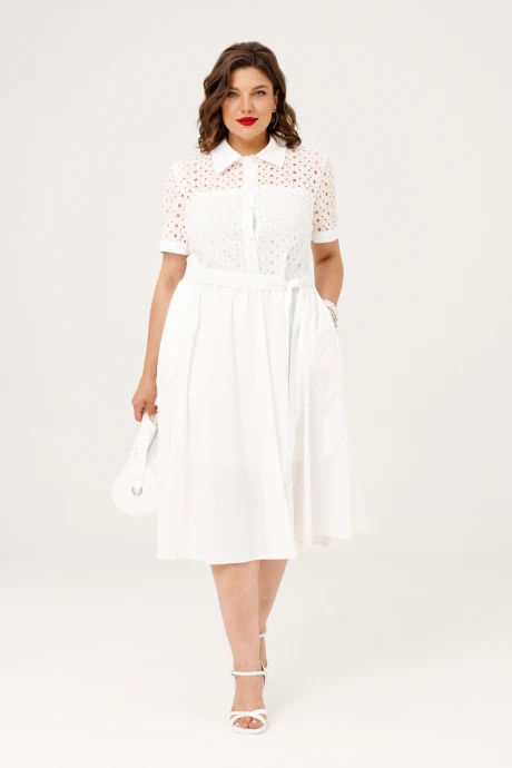 Платье Almirastyle 373 белый #1