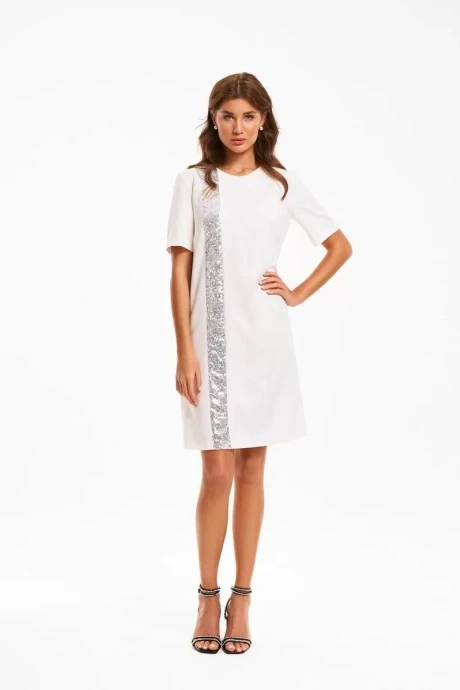Платье *Распродажа KaVaRi 1064 .1 белый #1