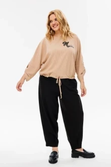 Иконка: Брючный костюм Michel Chic 1342 /1 бежевый, черный #2