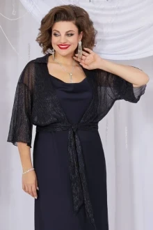 Иконка: Вечернее атласное платье Mira Fashion 5472 двойка #2