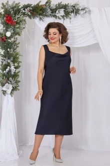 Иконка: Вечернее атласное платье Mira Fashion 5472 двойка #3