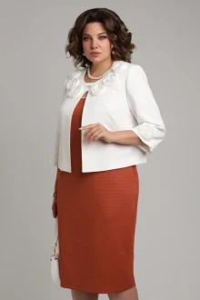 Иконка: Костюм с платьем Lady Secret 3740 /1 молочный+ терракот #3
