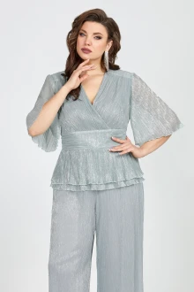 Иконка: Брючный костюм Mira Fashion 5527 -3 серый двойка #2