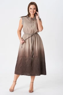 Платье YOUR SIZE 2246 Капучино