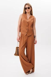 Иконка: Брючный костюм AmberaStyle 2093 -3 терракот двойка #2
