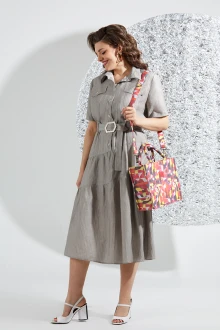 Иконка: Платье Mira Fashion 5549 серый #3